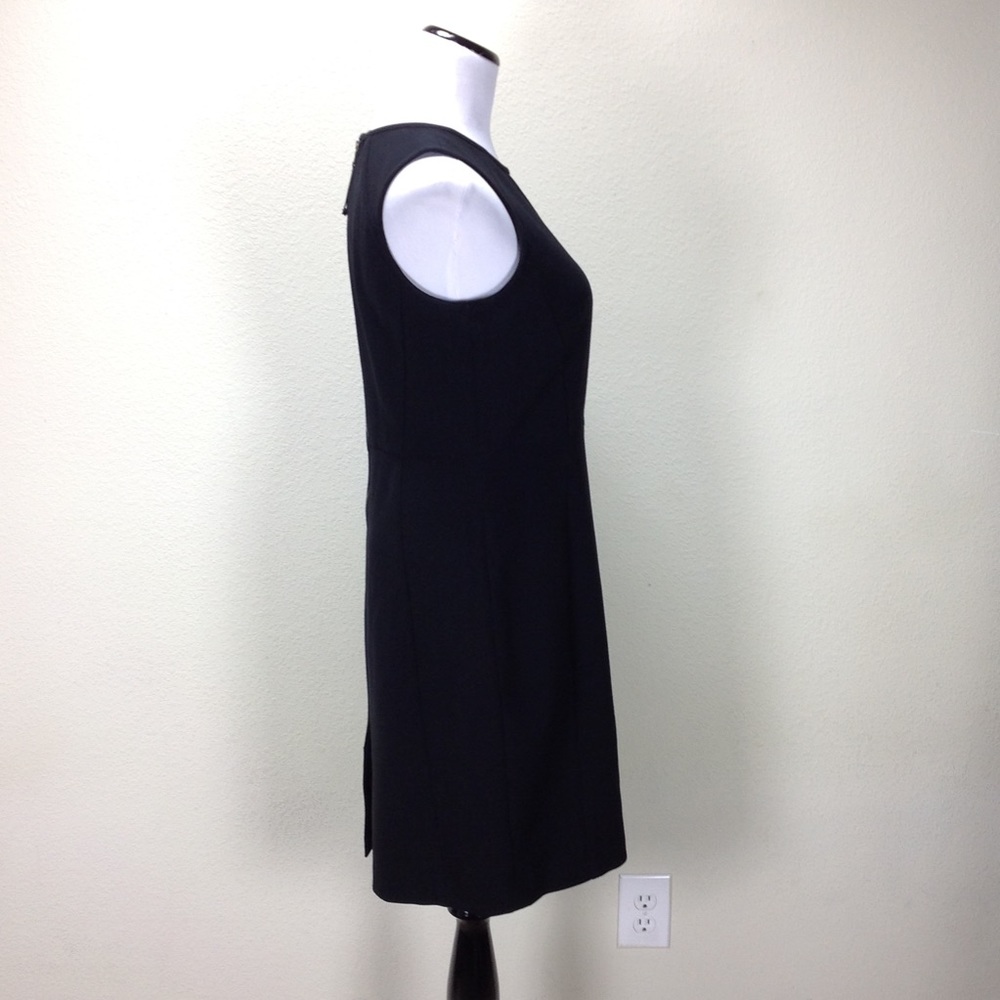 Loft Black Sleeveless Midi Sheath Dress - Picture 4 of 7